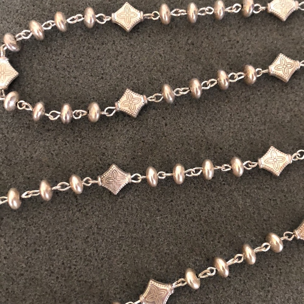 2 Matching Silver Necklaces by Chaps - Picture 9 of 14